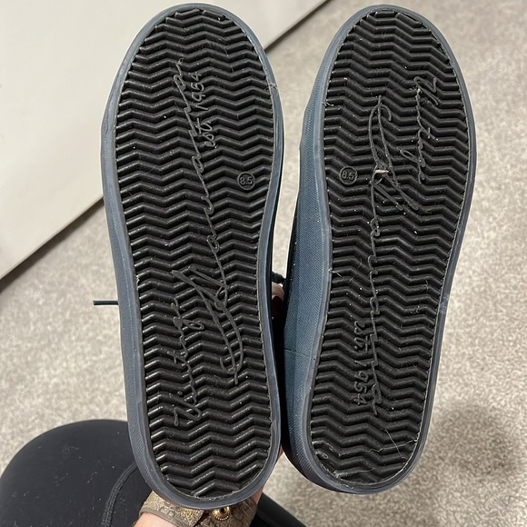 New Vintage Havana navy sparkle sneakers. - Picture 3 of 4